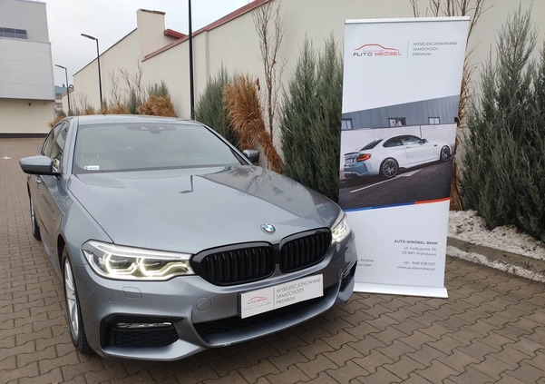 BMW Seria 5 cena 125900 przebieg: 144595, rok produkcji 2017 z Warszawa małe 301